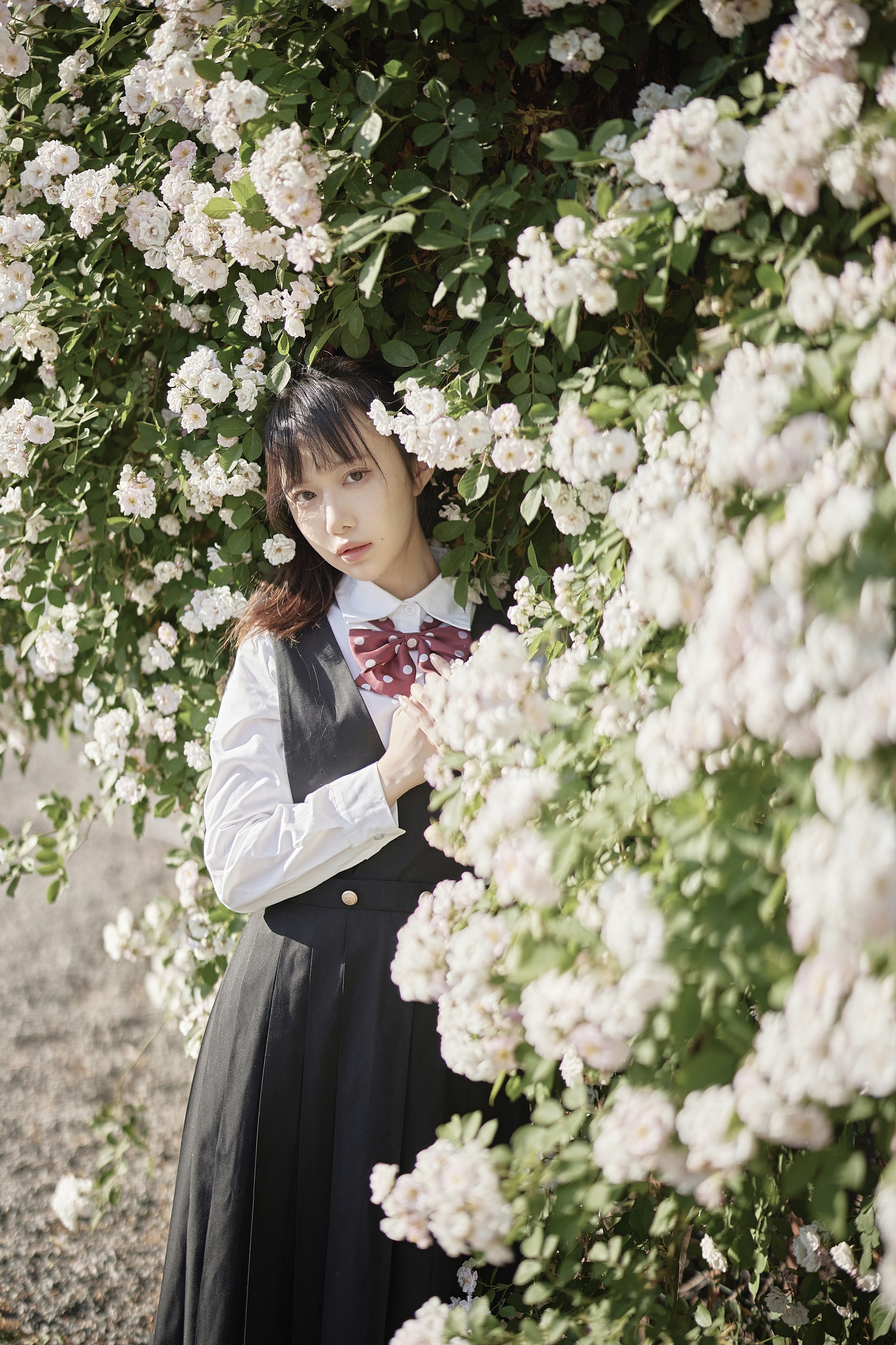 图片[1]-Shika小鹿鹿 – NO.086 蔷薇JK [14P]-XikXak